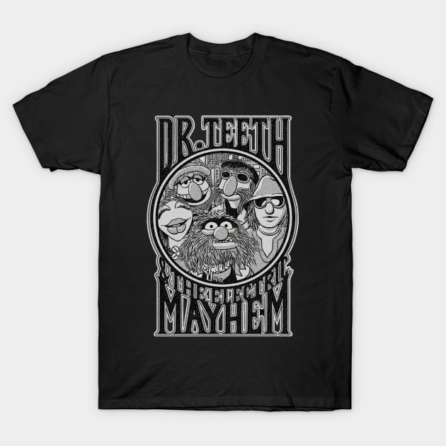 DR TEETH AND THE ELECTRIC MAYHEM VINTAGE T-Shirt by BUSTLES MOTORCYCLE